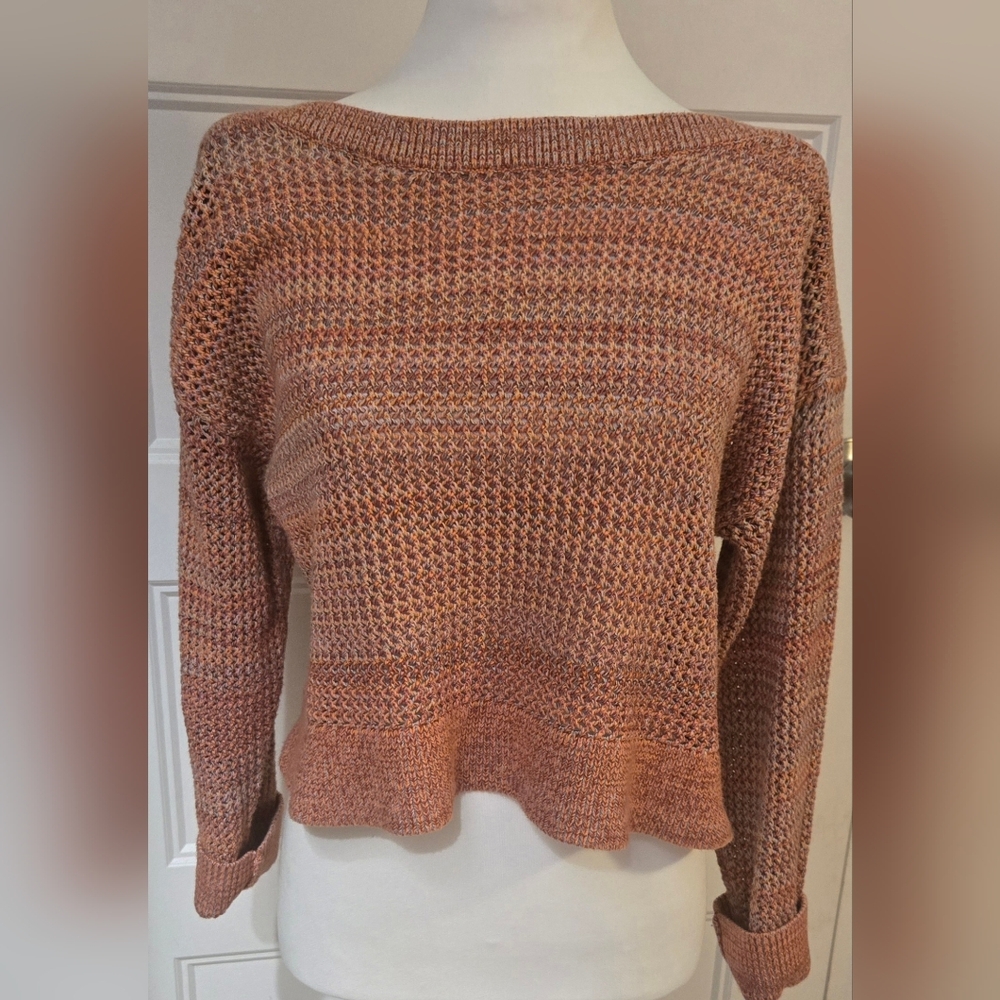 Women's Knit Sweater - Rust